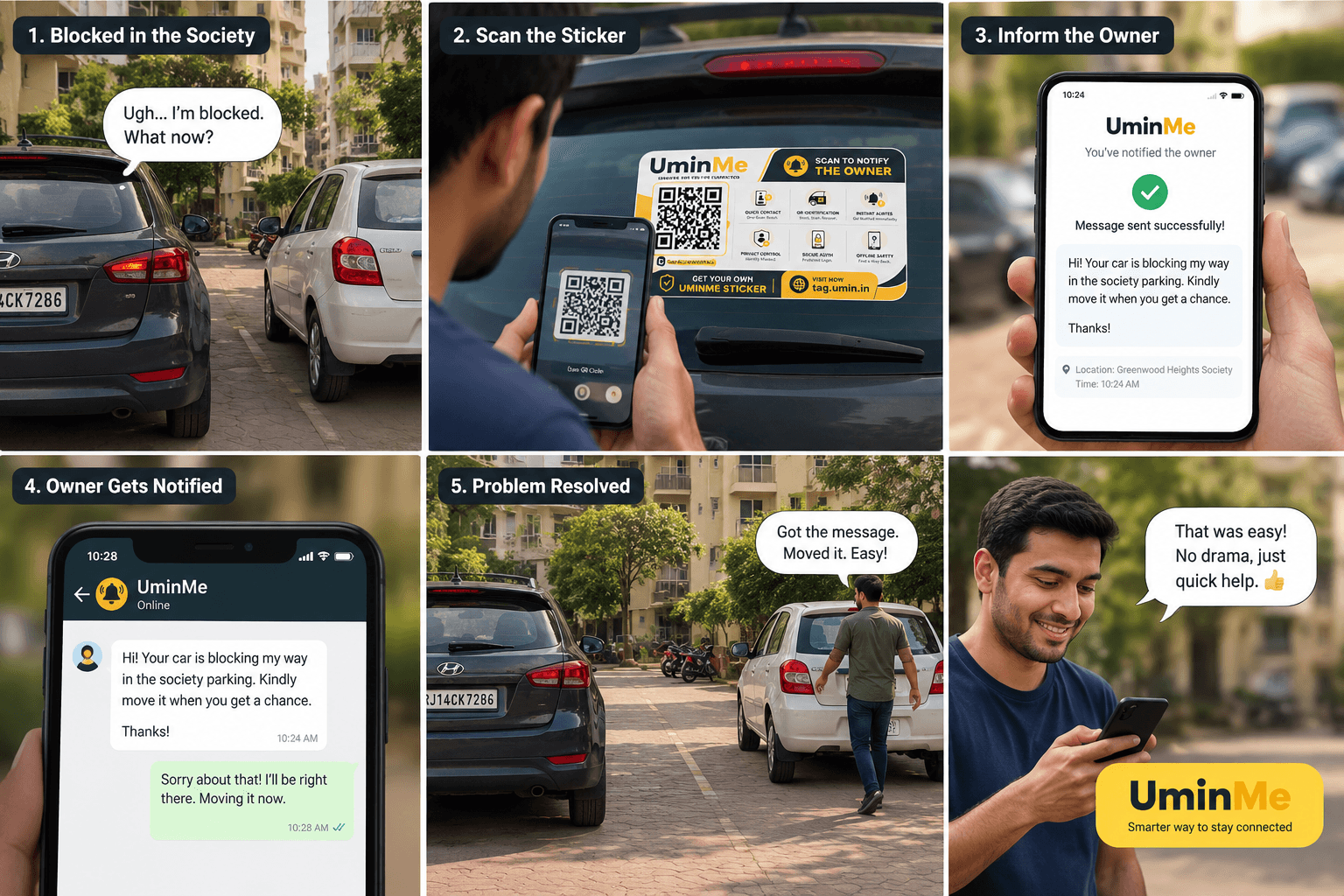 Indian apartment society parking scenario