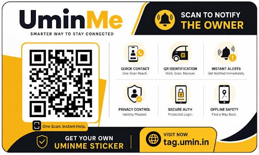 Authentic UminMe QR Sticker
